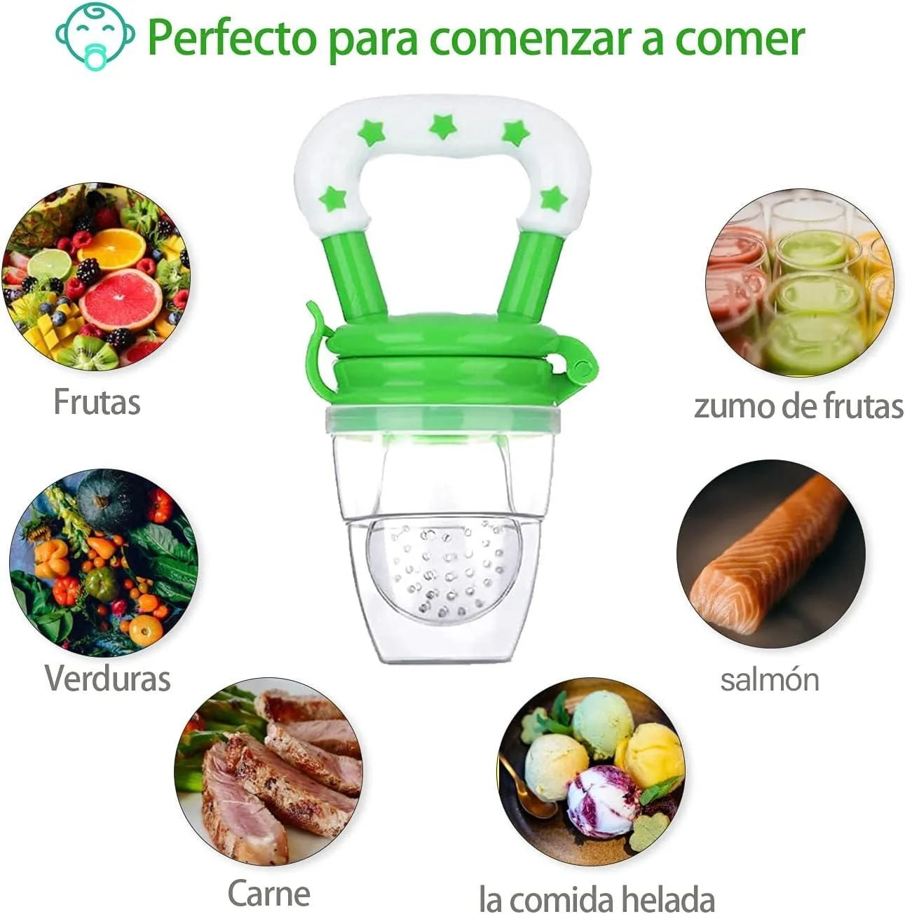 BPA Free Silicone Fruit Pacifiers For Baby (Pack of 2) kid