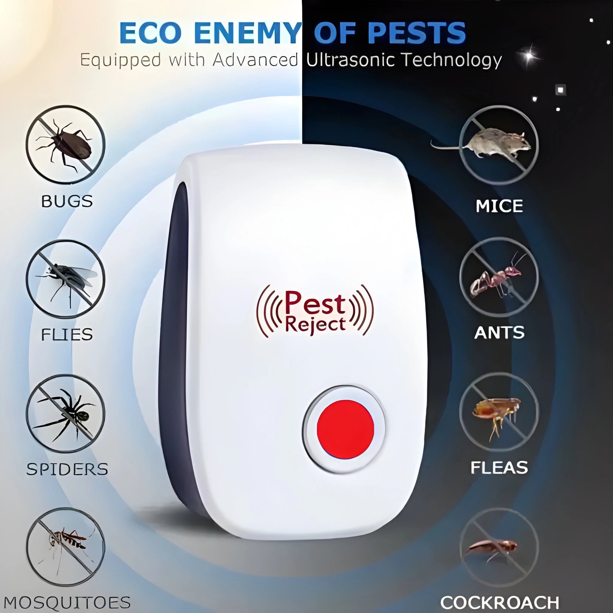 Ultrasonic Pest Repeller Duo
