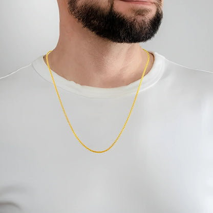 Brass Gold Plated Chain jewelry