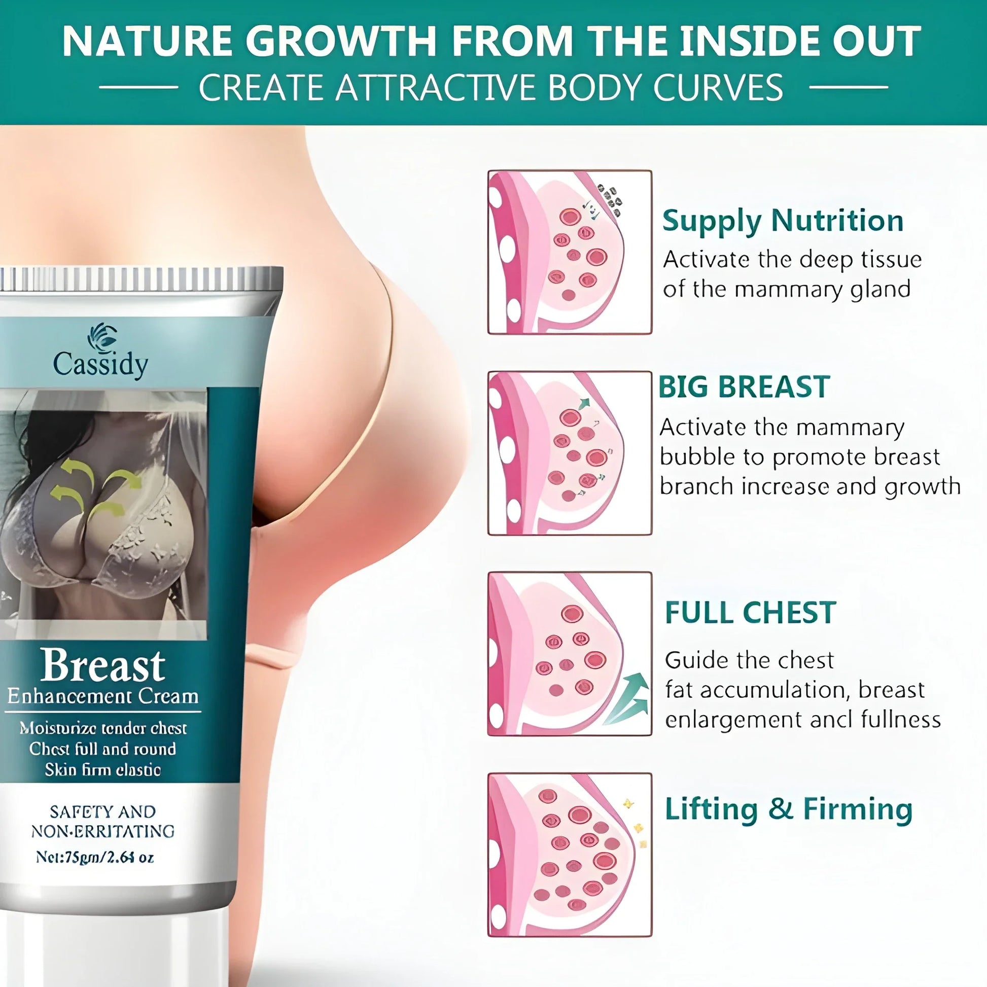Breast Firming & Moisturizing Cream – 75g