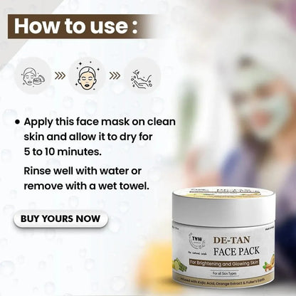 Brightening De Tan Face Pack Beauty