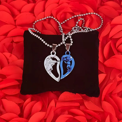 Broken Hearth shape valentine locket