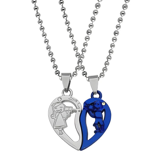Broken Hearth shape valentine locket