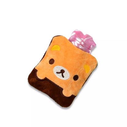 Best brown panda print hot water bag with soft cover - heating pads | 2025 | fast shipping