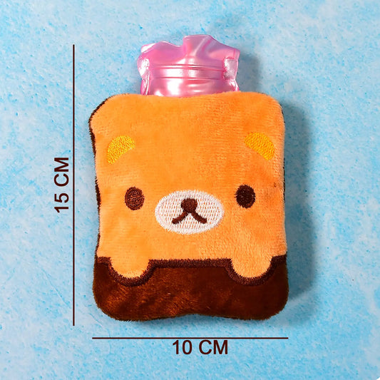 Best brown panda print hot water bag with soft cover - heating pads | 2025 | fast shipping
