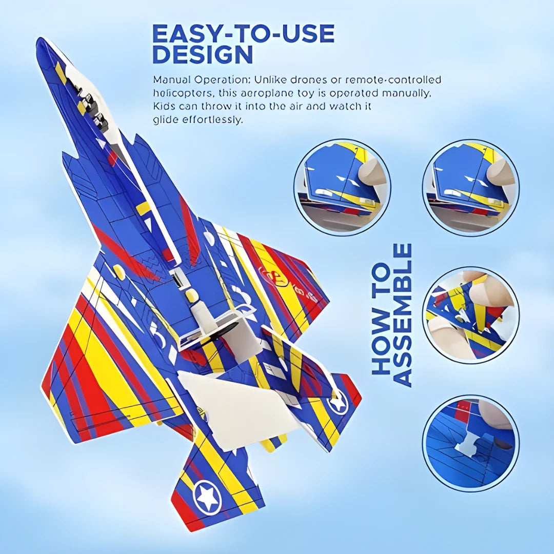 Buddynjoy BJ Airplane Toy Throwing Foam Plane