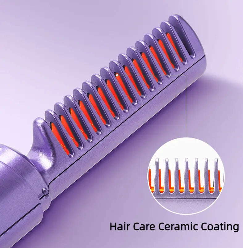 Meneflix Portable Mini Hair Straightener Comb
