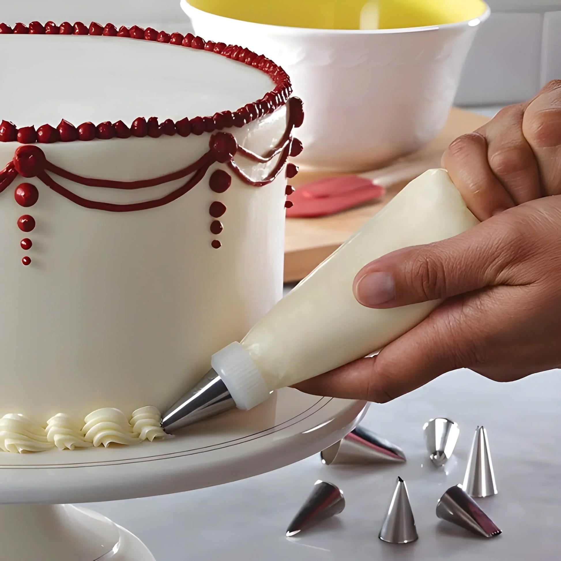 Best cake decorating nozzle with piping bag - home & garden | 2025 | fast shipping