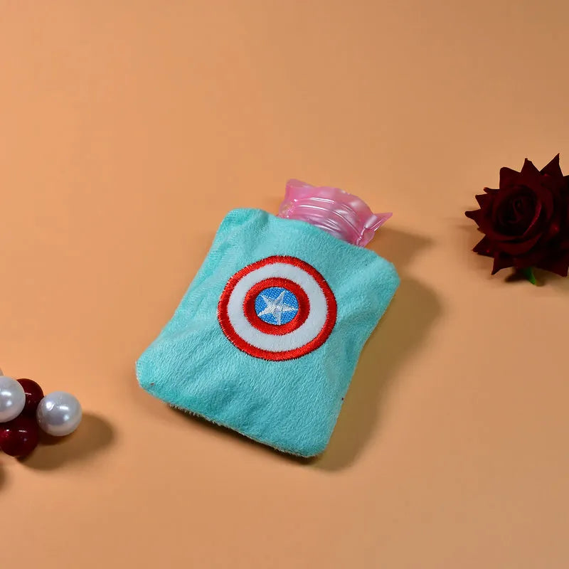 Captain Americas Shield Small Hot Water Bag With Cover - Health Care