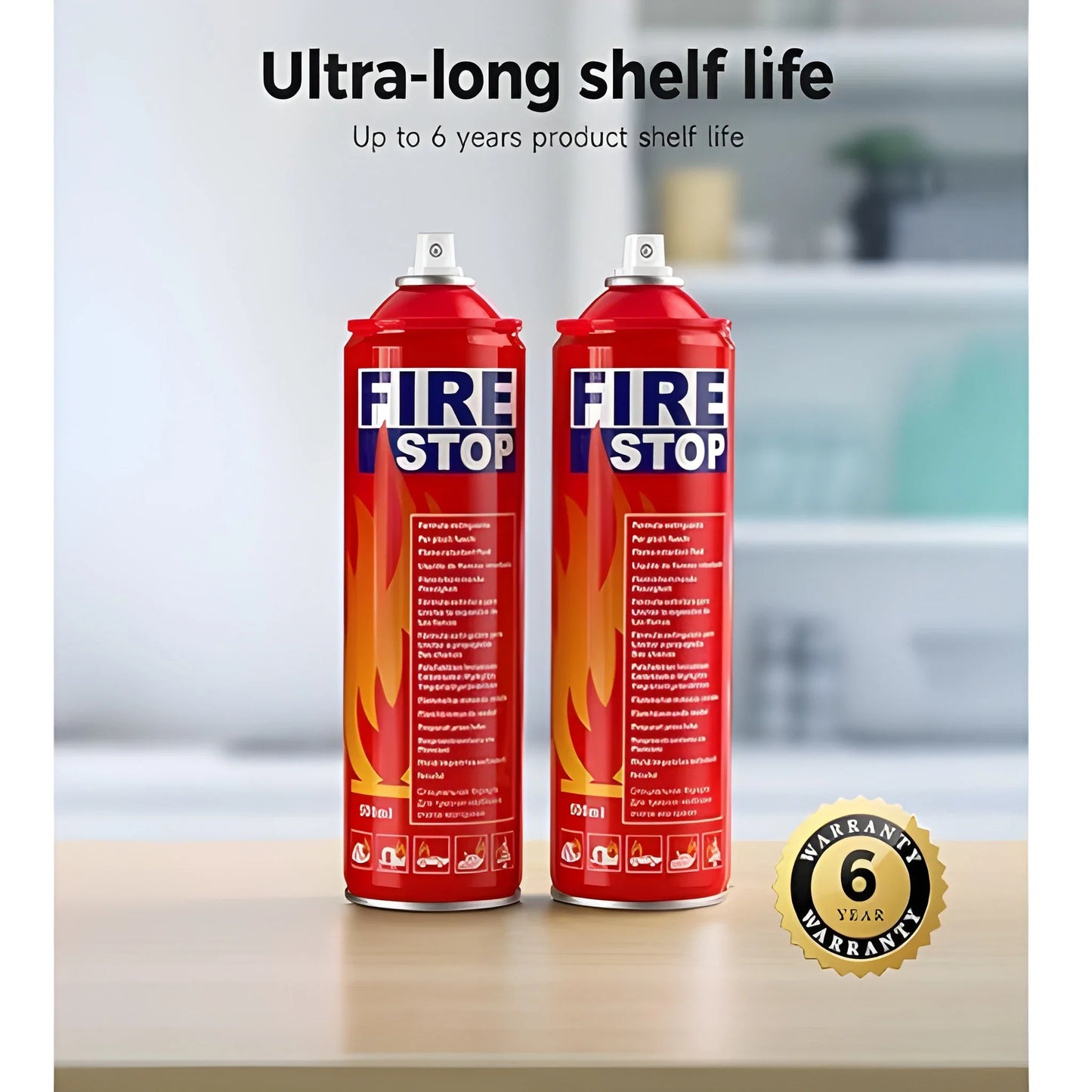 Car Fire Stop Spray (2 Pack)