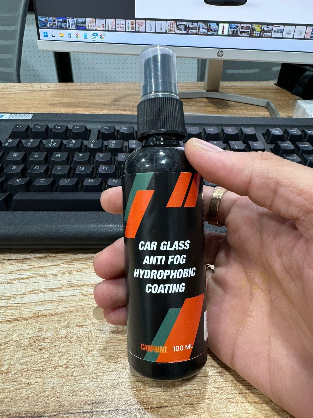Car Glass Anti Fog Hydrophobic Coating 100ml(Pack Of 1)