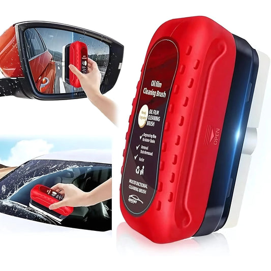 Car Glass Oil Film Remover Cleaning Brush