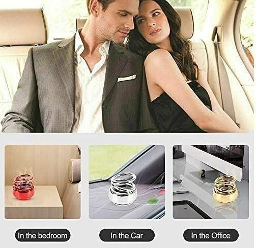 Car/Room Air Freshener Solar Power Rotating