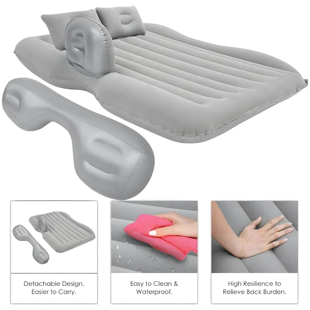 Car Travel Bed Mattress with 2 Air Pillows