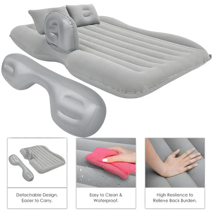 Car Travel Bed Mattress with 2 Air Pillows