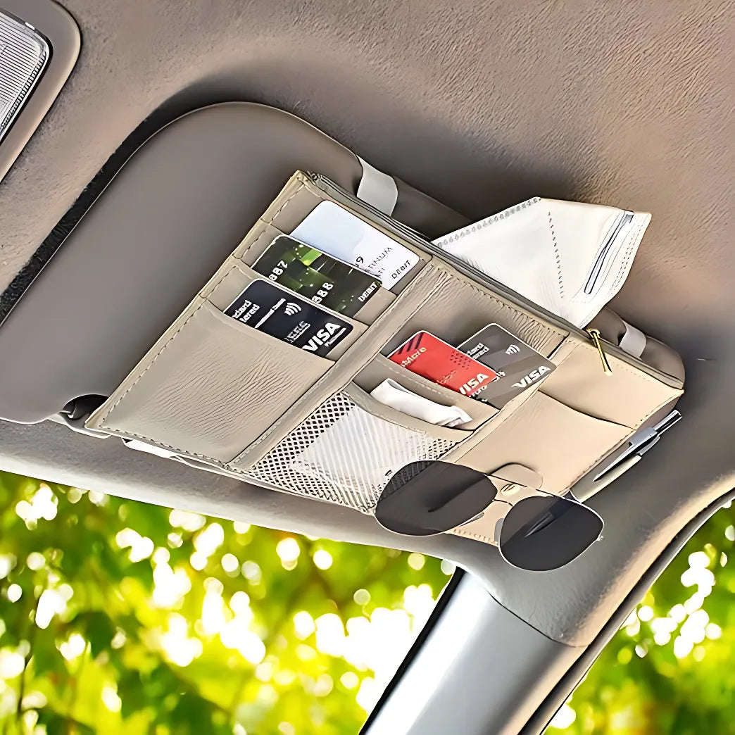 Car Visor Organizer Pouch Automotive