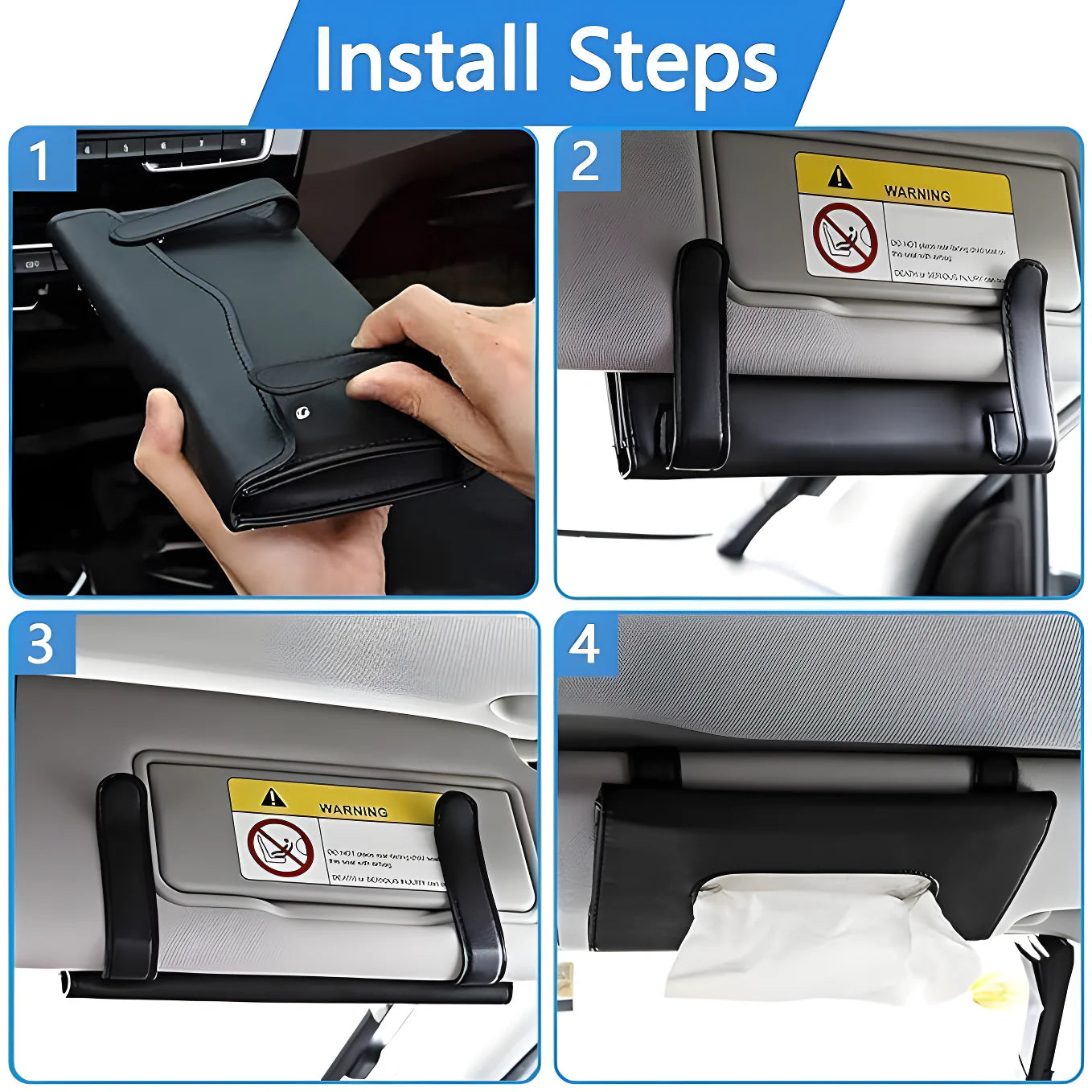 Car Visor Tissue Holder