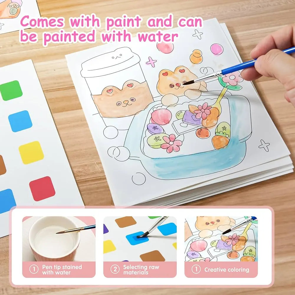 Cartoon Art Coloring Painting Set for Kid’s kids bags