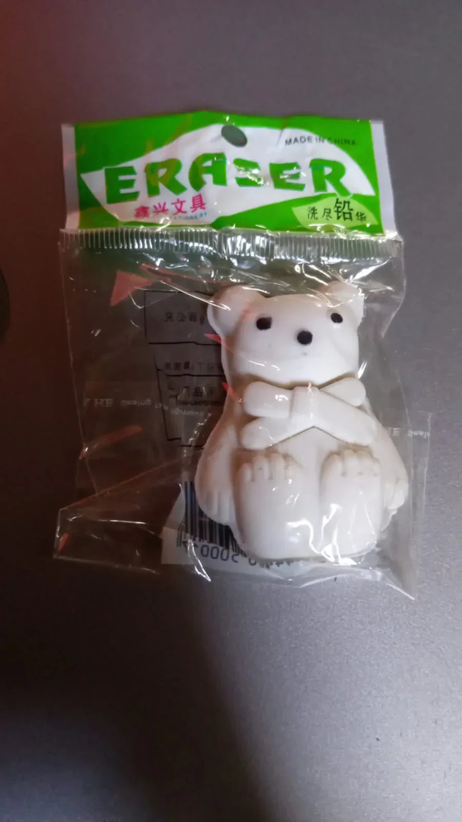 Cartoon Design Cute Eraser (1 Pc) - Office
