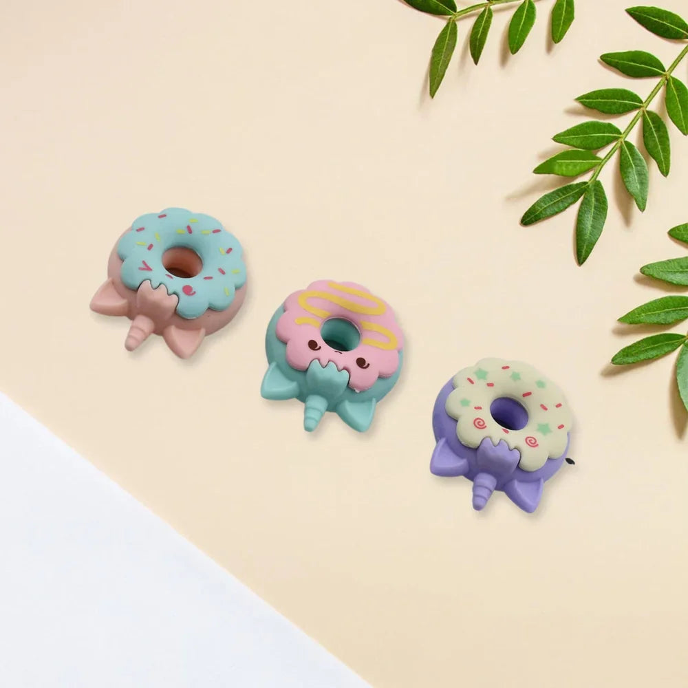 Best cartoon donut eraser set - standard erasers | 2025 | fast shipping