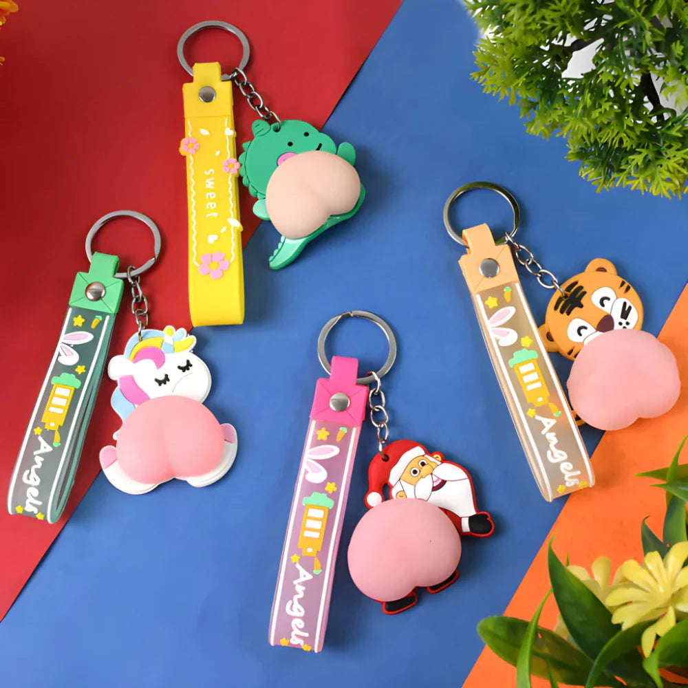 Cartoon Squeeze Keychain - Home Improvement