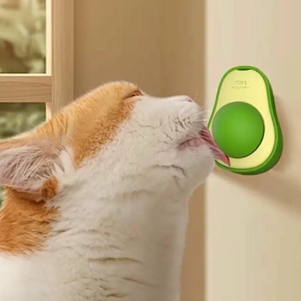 Catnip Avocado Ball Toy