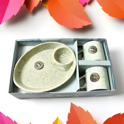 Best ceramic cup set with platter - coffee & tea cups | 2025 | fast shipping