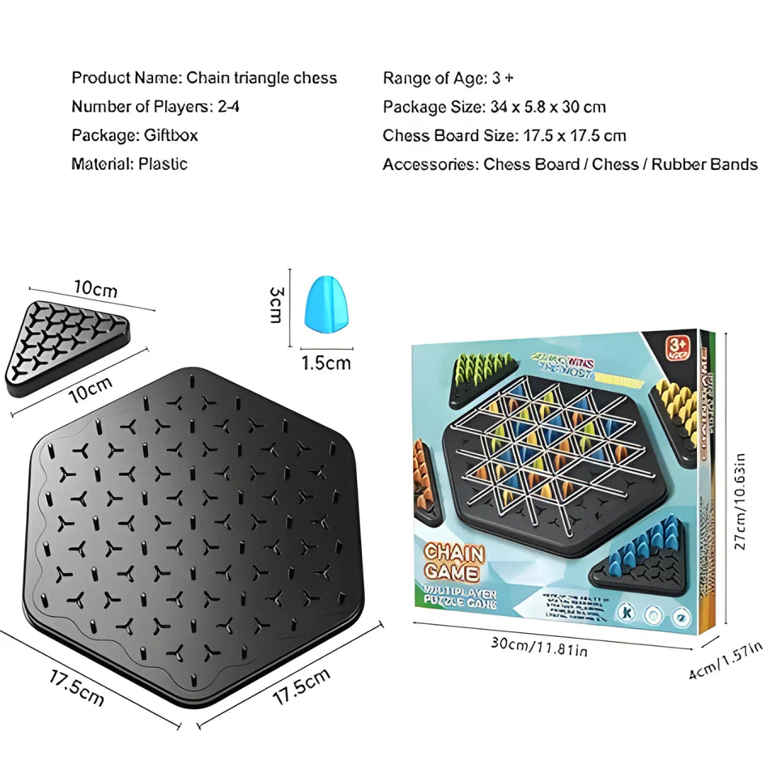 Chain Triangle Chess Game
