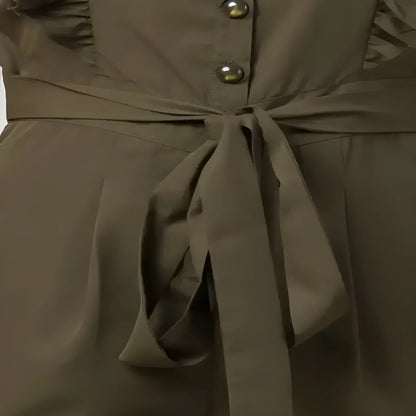 Chic Cape Sleeve Jumpsuit