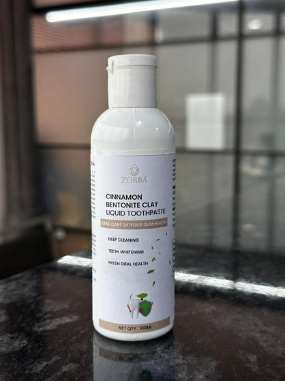 Cinnamon Bentonite Clay Liquid Toothpaste 100 ml Pack of 1