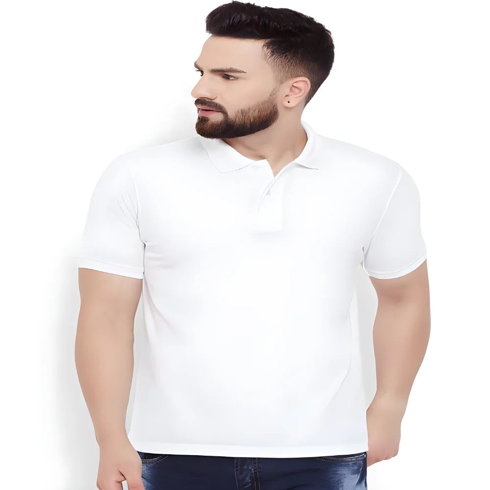 Classic White Polo Tee