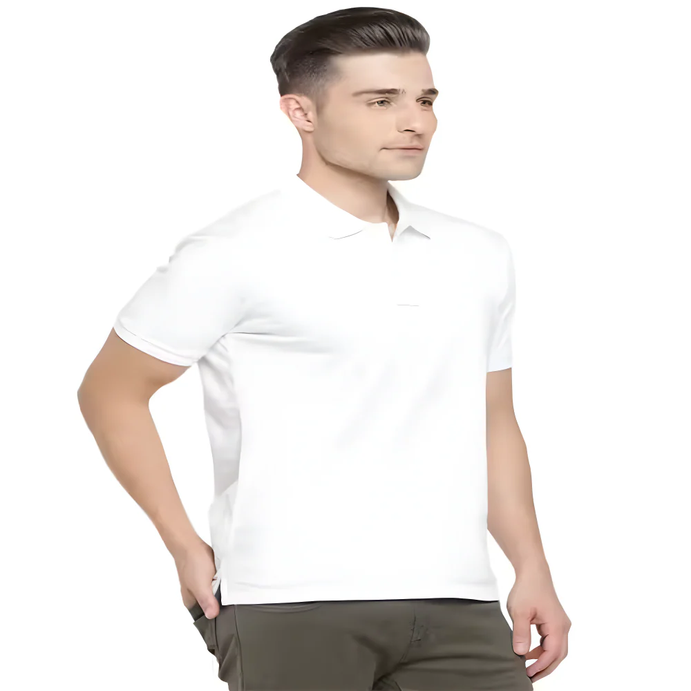 Classic White Polo Tee