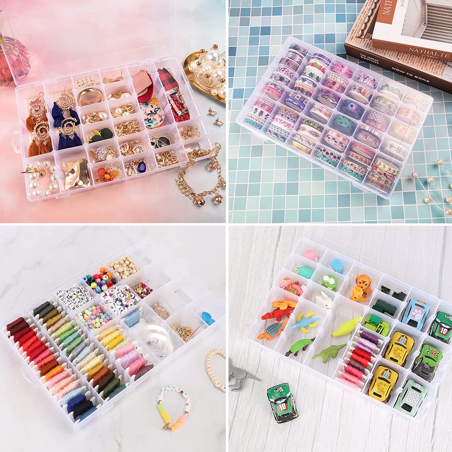 Best clear adjustable organizer box - jewelry boxes | 2025 | fast shipping