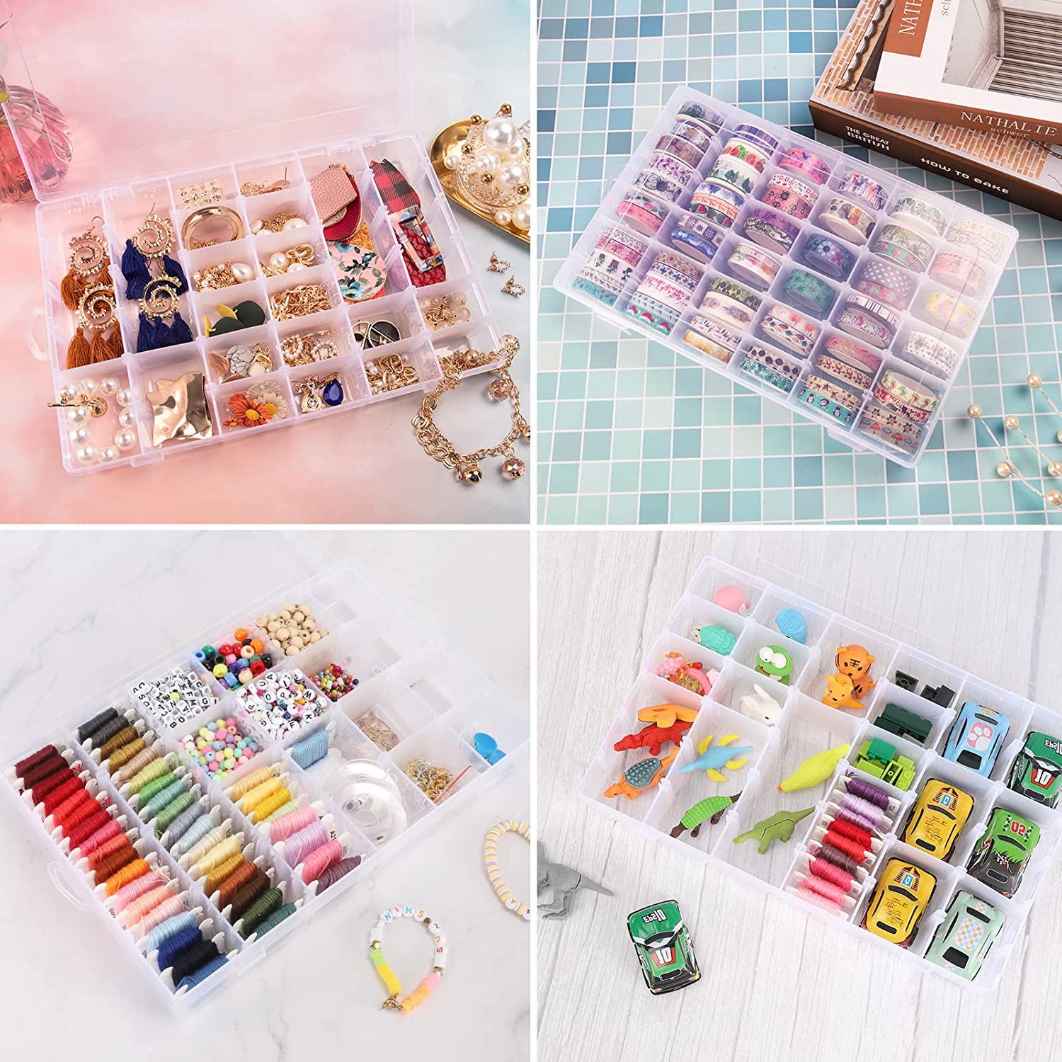 Best clear adjustable organizer box - jewelry boxes | 2025 | fast shipping