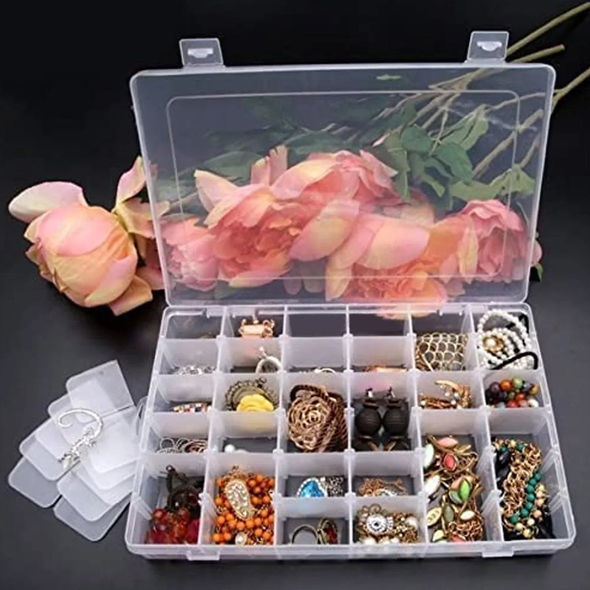 Best clear adjustable organizer box - jewelry boxes | 2025 | fast shipping