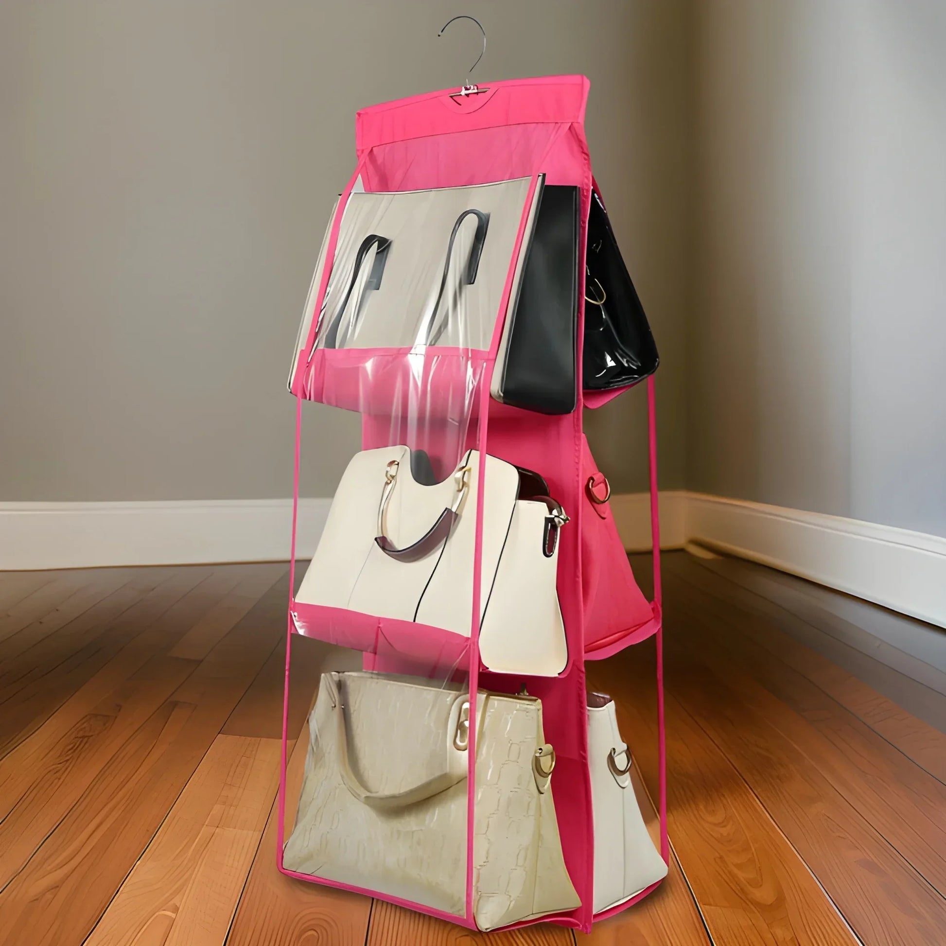 Best clear hanging purse organizer - closet organizers | 2025 | fast shipping