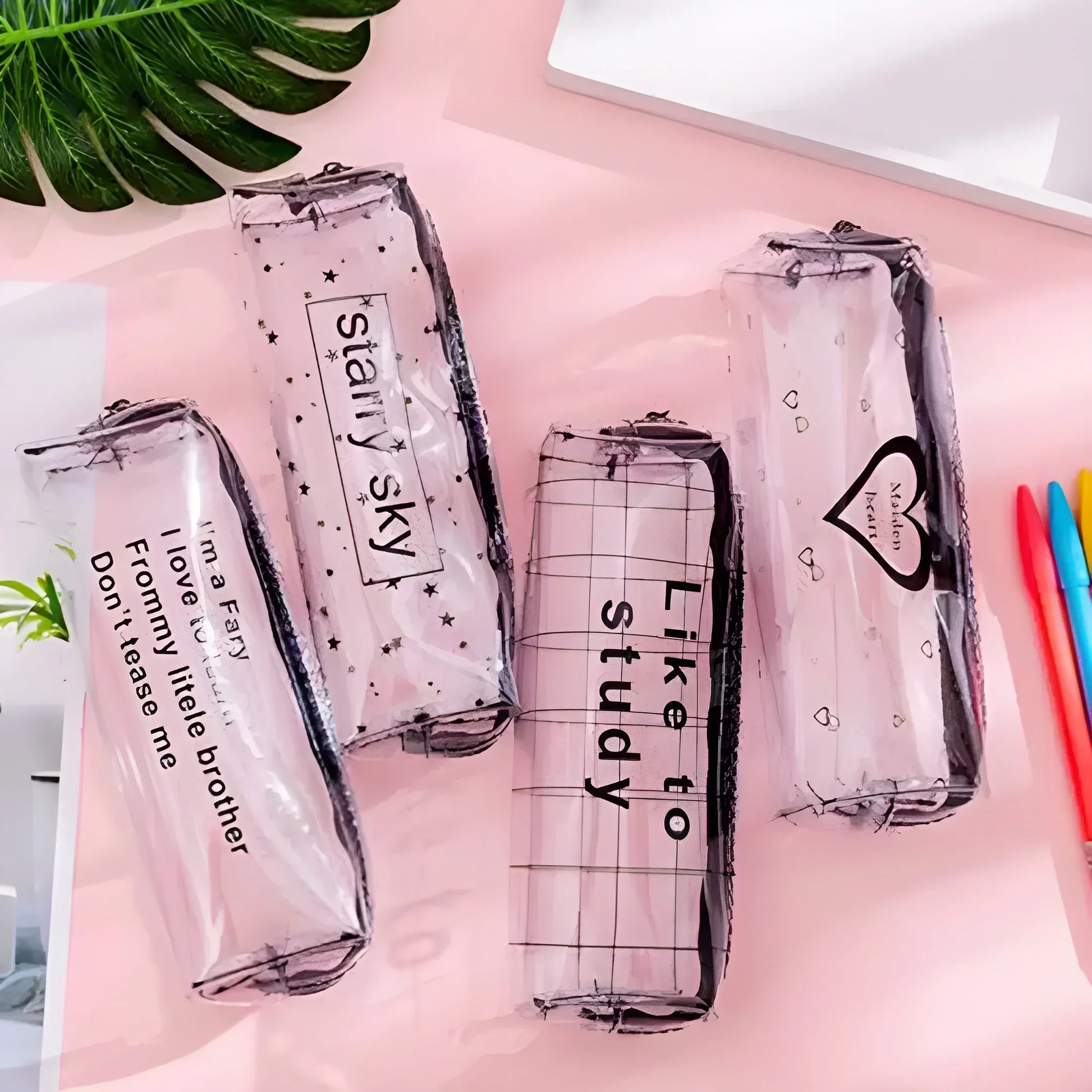 Best clear zipper pouch - pen & pencil cases | 2025 | fast shipping