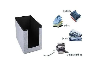 Closet Organizer Foldable Shirts and Clothing Organizer Stackers(Pack of 4) Home Improvement