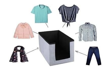 Closet Organizer Foldable Shirts and Clothing Organizer Stackers(Pack of 4) Home Improvement