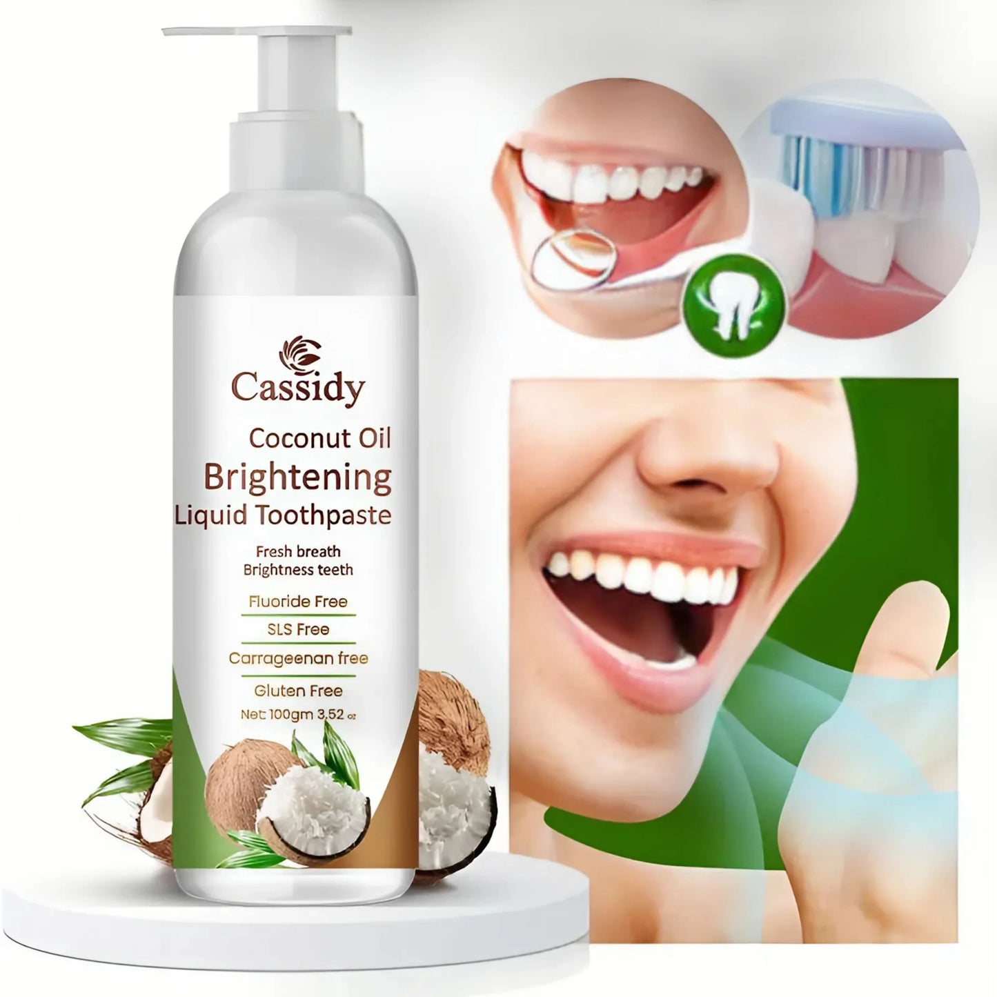 Coconut Oil Liquid Toothpaste