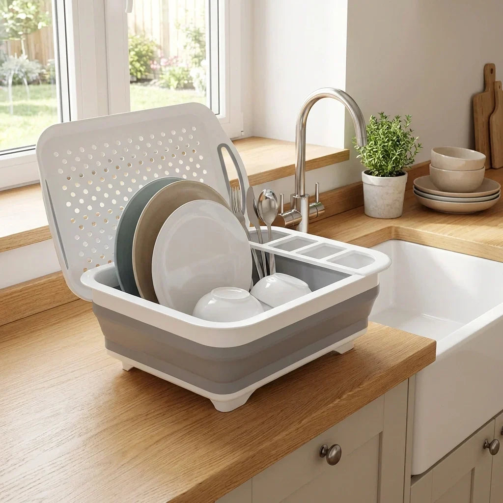 Best collapsible folding silicone dish drying drainer rack - home & garden | 2026 | fast shipping