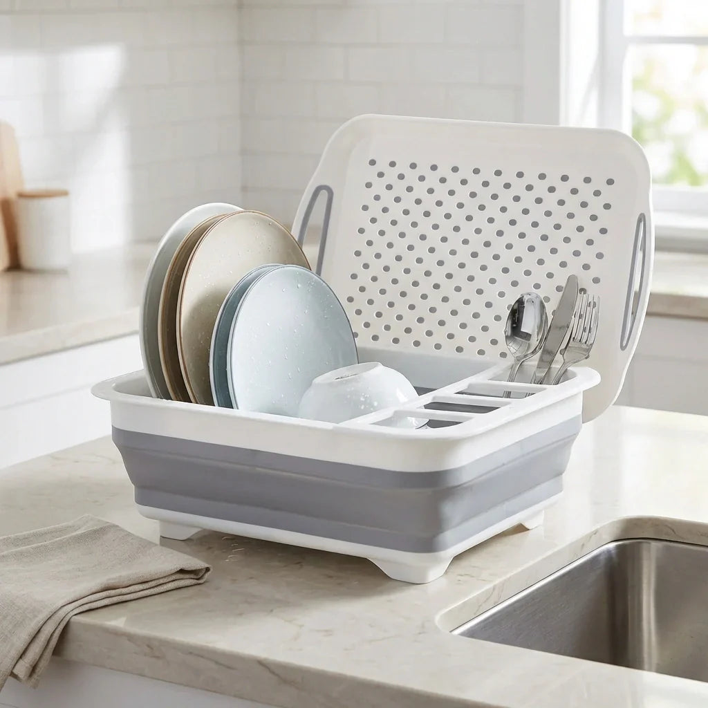 Best collapsible folding silicone dish drying drainer rack - home & garden | 2026 | fast shipping