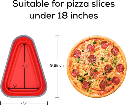 Collapsible Pizza Slice Container Kitchenware