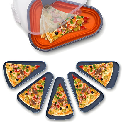Collapsible Pizza Slice Container Kitchenware