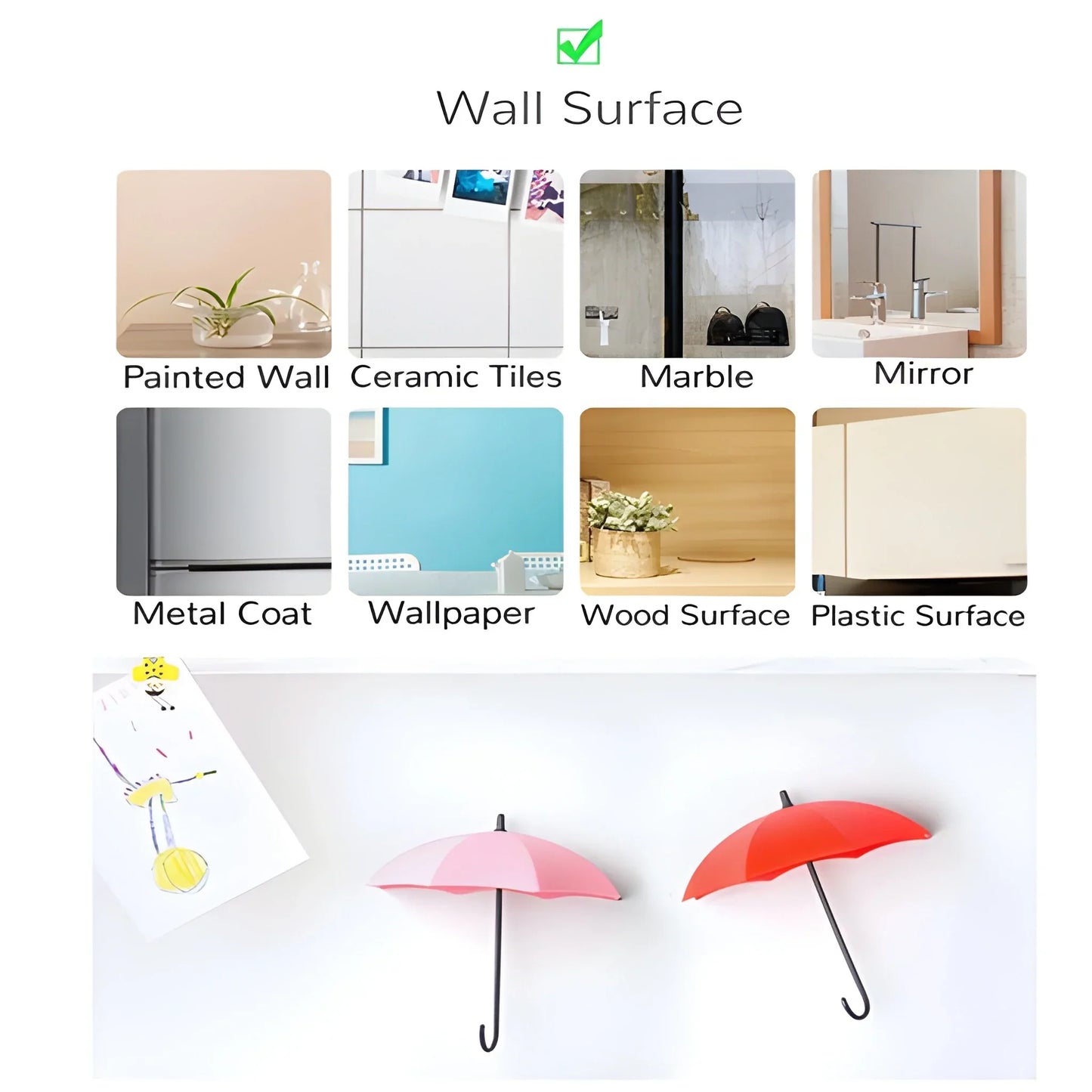 Colorful Umbrella Key Holder - Home Improvement