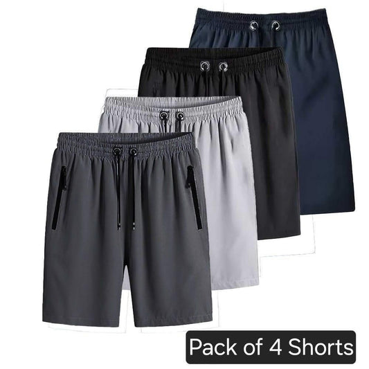 Combo of 3 Men’s Stretchable Cotton Shorts