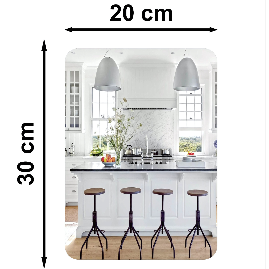 Combo of Oval Shape & Square Shape Mirror (Pack of 2)