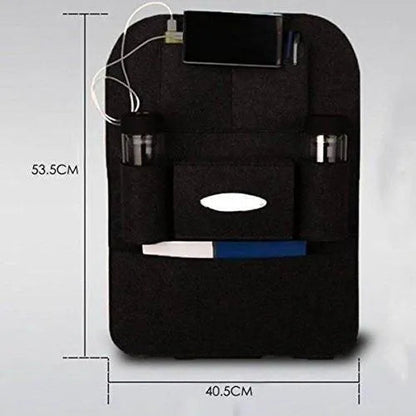 Car Back Seat Storage Organizer