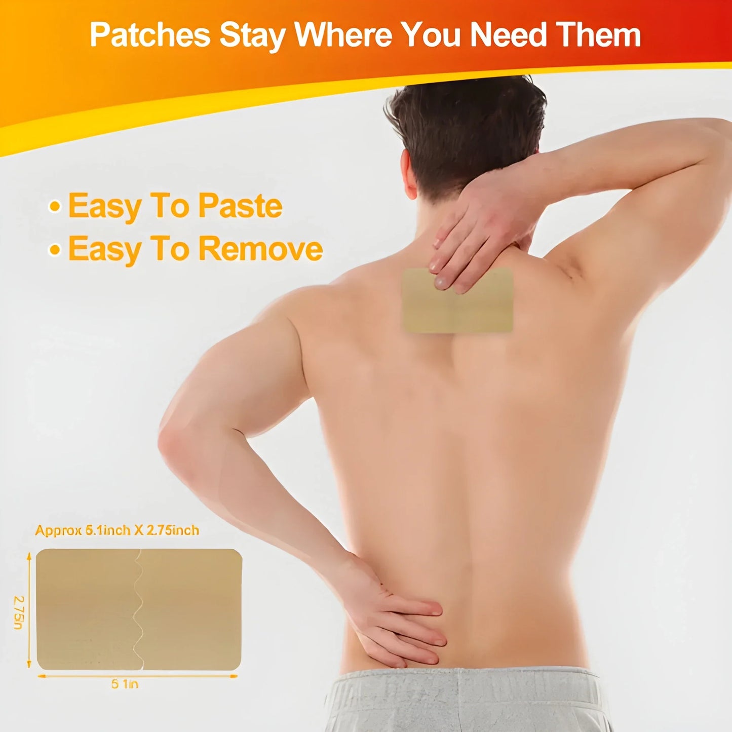 Cooling & Warming Patches (Pack of 10) – For Back Shoulder & Joint Areas