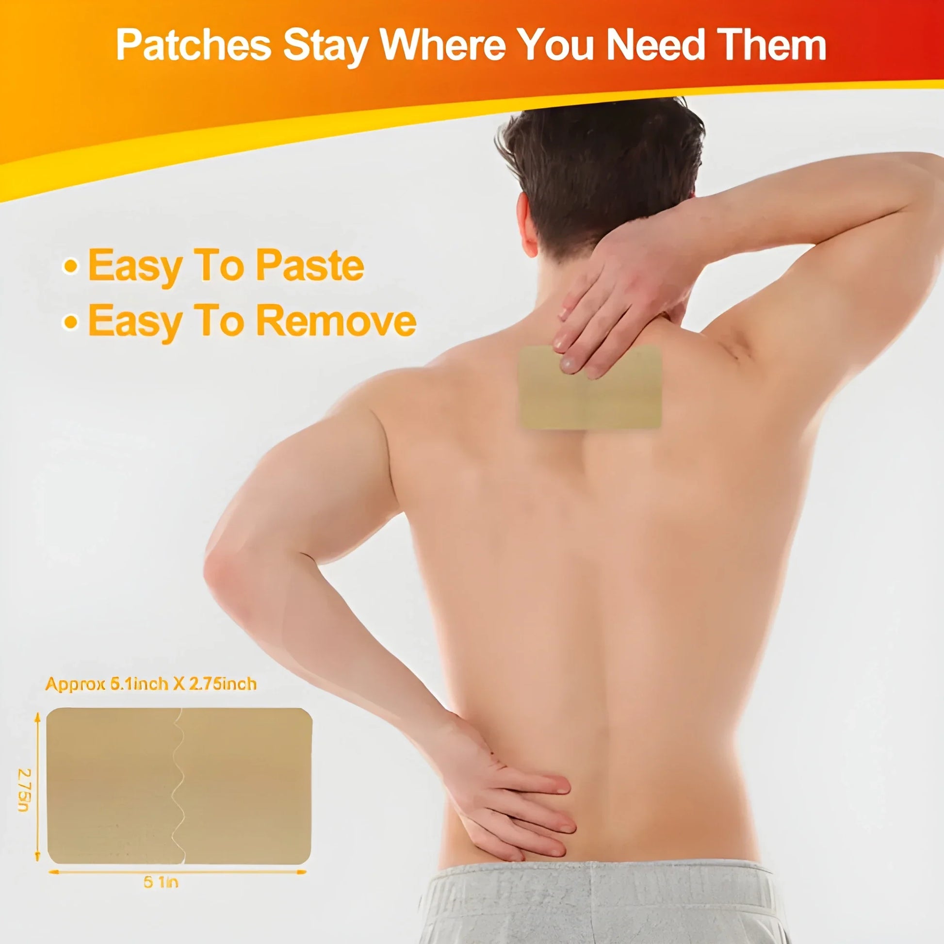 Cooling & Warming Patches (Pack of 10) – For Back Shoulder & Joint Areas